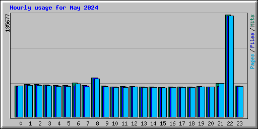 Hourly usage for May 2024